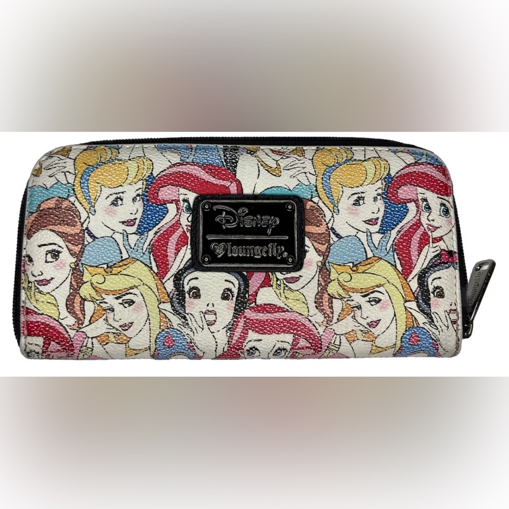 Loungefly Disney Princesses Classic Print Full Size Pebble Wallet